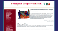 Desktop Screenshot of drugstoremuseum.com