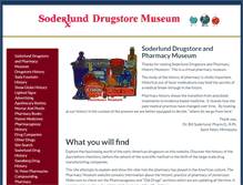 Tablet Screenshot of drugstoremuseum.com